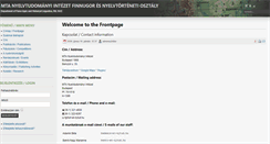 Desktop Screenshot of fgroszt.nytud.hu
